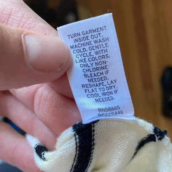 Frenchi stripped button down cardigan size XL - Picture 9 of 11